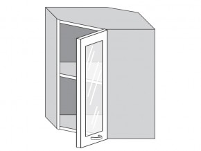 1.60.3у Шкаф настенный (h=720) угловой на 600мм со стекл. дверцей в Чёрмозе - chyormoz.магазин96.com | фото