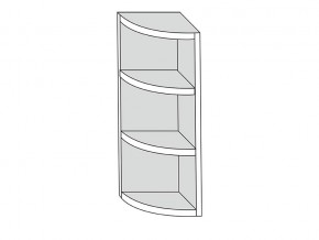 19.30.0р Полка угловая (h=913) радиусная  ЛДСП УНИ в Чёрмозе - chyormoz.магазин96.com | фото