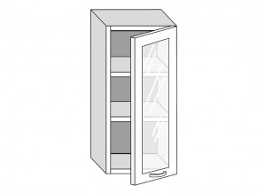 19.40.3 Шкаф настенный (h=913) на 400мм с 1-ой стекл. дверцей в Чёрмозе - chyormoz.магазин96.com | фото