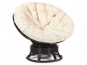 Кресло-качалка Papasan w 23/01 B с подушкой Antique brown, ткань Старт в Чёрмозе - chyormoz.магазин96.com | фото