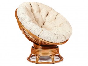 Кресло-качалка Papasan w 23/01 B с подушкой Cognac, ткань Старт в Чёрмозе - chyormoz.магазин96.com | фото