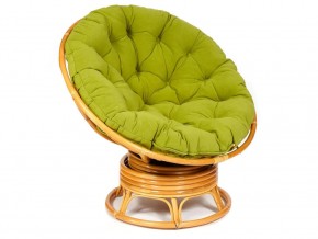 Кресло-качалка Papasan w 23/01 B с подушкой Honey, флок Олива в Чёрмозе - chyormoz.магазин96.com | фото