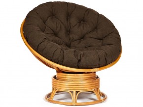 Кресло-качалка Papasan w 23/01 B с подушкой Honey, ткань Коричневый в Чёрмозе - chyormoz.магазин96.com | фото