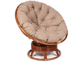 Кресло-качалка Papasan w 23/01 B с подушкой Pecan, экошерсть Коричневый в Чёрмозе - chyormoz.магазин96.com | фото