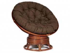 Кресло-качалка Papasan w 23/01 B с подушкой Pecan, ткань Коричневый в Чёрмозе - chyormoz.магазин96.com | фото