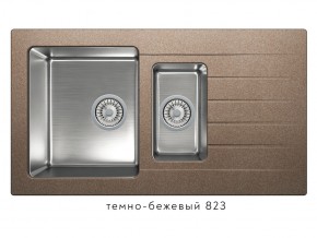 Мойка комбинированная Tolero twist TTS-890 Темно-бежевый 823 в Чёрмозе - chyormoz.магазин96.com | фото